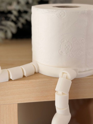 Adjustable Toilet Paper Roll Buddy 3D Printed, new made to order