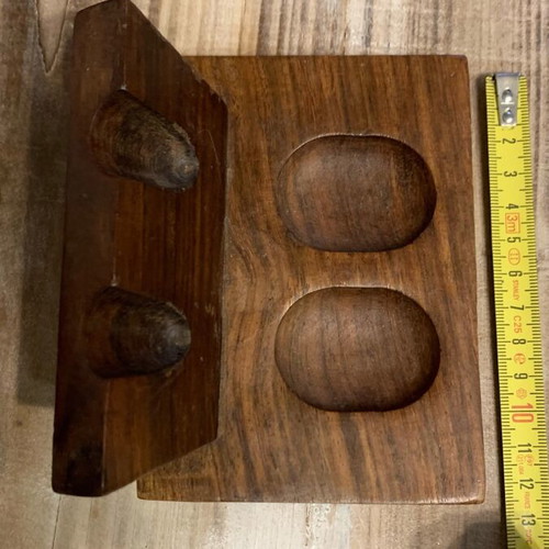 Wooden pipe stand used