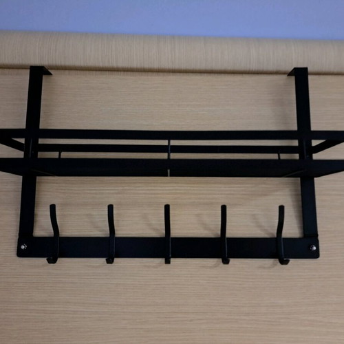 Door hanger new with built-in shelf and five hooks 43cm