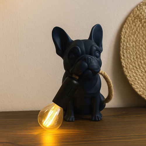 Bulldog Table Lamp new with custom color option