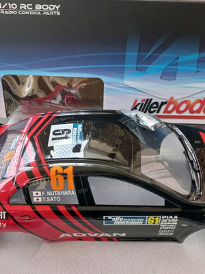 Mitsubishi Evo 10 Killerbody Lexan καινούργιο για 1/10 κλίμακα