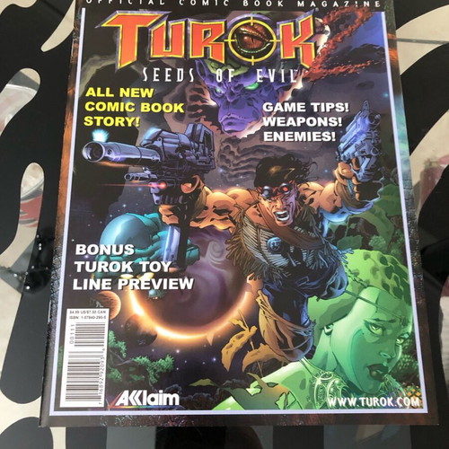 Turok Seeds Of Evil Official Comic Book Magazine 1 new