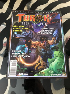 Turok Seeds Of Evil Official Comic Book Magazine 1 new