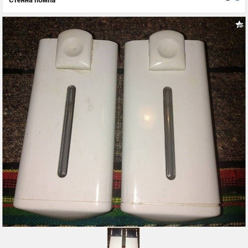 Wall pump for liquid soap new, sturdy design