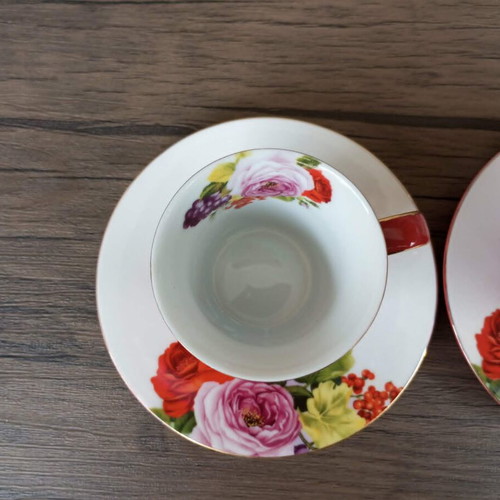 Porcelain cup set new for Greek coffee or espresso