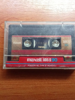 Maxell UDS II 90 High Position Audio Tape μεταχειρισμένη, συλλεκτική κασέτα δεκαετίας 1980