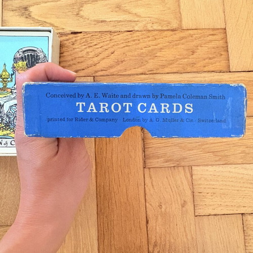 Rider-Waite Tarot Cards vintage 1970s, used, complete set 78
