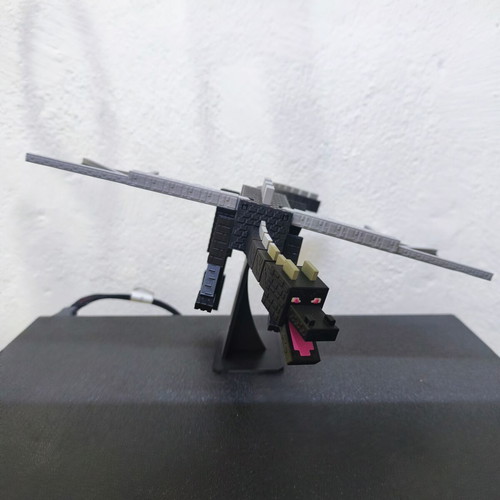 Minecraft Ender Dragon 3D printed figure with movable parts