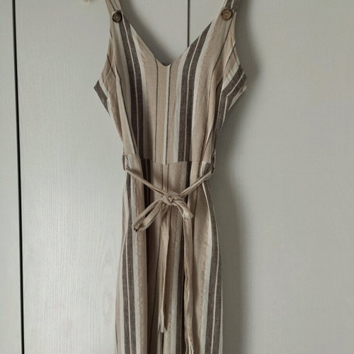 One-piece jumpsuit used, size S, beige
