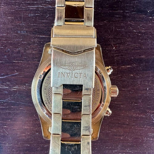 Invicta Specialty Collection 15611 Chronograph gold watch used
