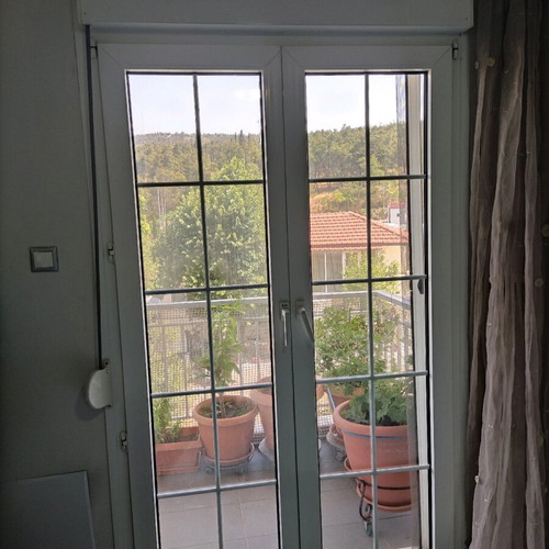 PVC door Synco used with frame and shutter