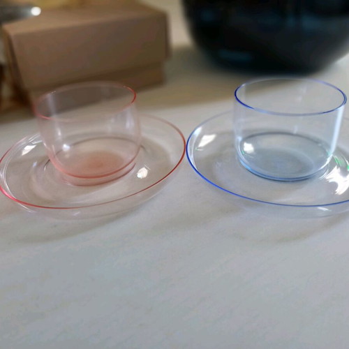Kvetna glass espresso cups new, pack of 2