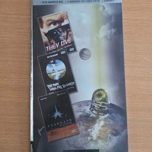 Set of 3 sci-fi DVDs like new with subtitles