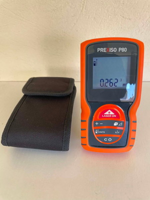 Prexiso P80 Laser Distance Meter like new, 80 m range
