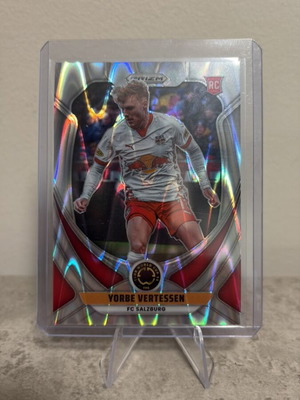 2025 Panini Prizm FIFA World Cup Yorbe Vertessen Rookie Hyper Prizm card new