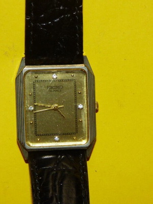 Vintage Seiko Y4814-1333 Quartz watch used, functional