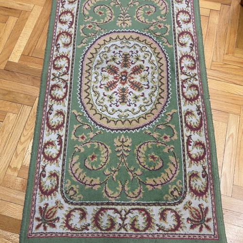 Wool living room and dining room rug with two smaller rugs
