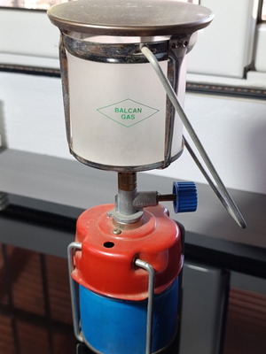 Φορητή λάμπα υγραερίου Balcan Gas μεταχειρισμένη για κάμπινγκ