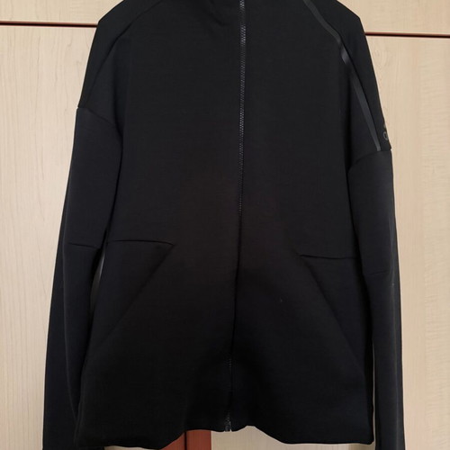 Adidas sweatshirt black scuba fabric size small new