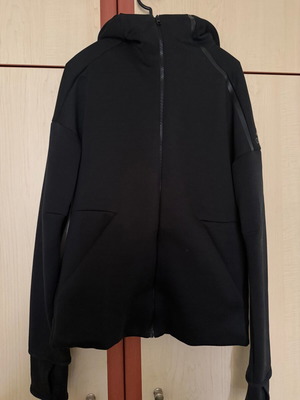 Adidas sweatshirt black scuba fabric size small new
