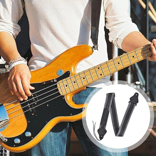 Adjustable woven guitar strap new, compatible with electric and acoustic guitars