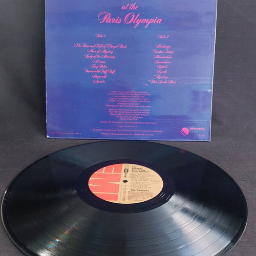 The Shadows Live At The Paris Olympia vinyl used, rock