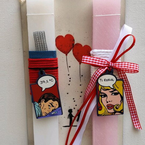 Easter candles for couples made to order