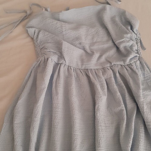 Shein summer dress new, blue, midi length, adjustable straps, size L
