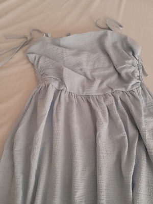 Shein summer dress new, blue, midi length, adjustable straps, size L
