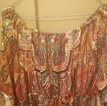 Dress like new, size L/XL, with unique sleeve
