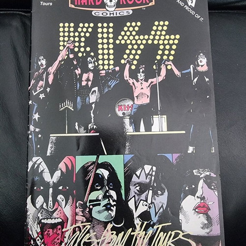 Kiss comic book set with used mousepad