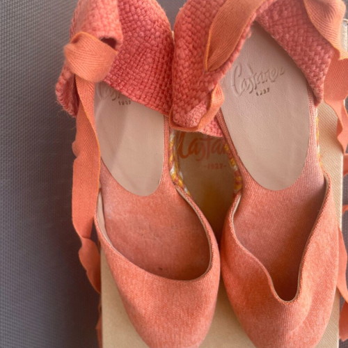 Castaner espadrilles peach size 36 like new