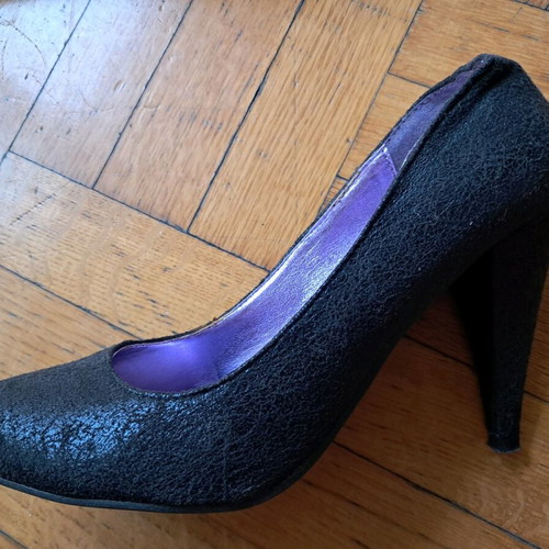 Black pumps size 37, worn 3 times