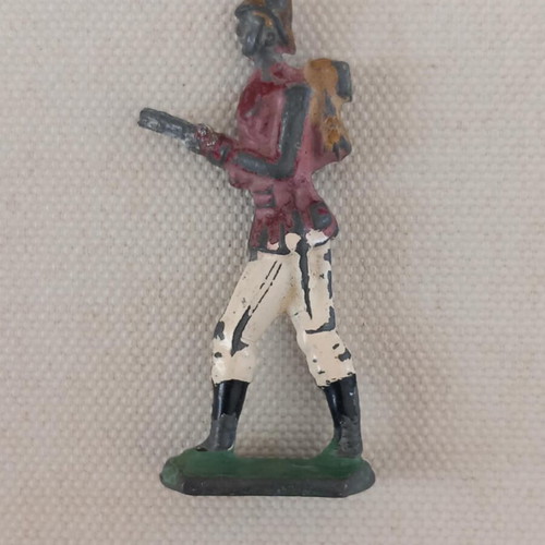 Lead soldier figure used with paint wear