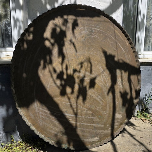 Antique copper tray used, 110cm, needs tinning
