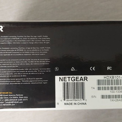 Netgear HDX101 Powerline HD Ethernet Adapter set of 2 used