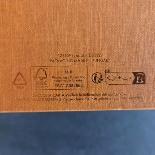 Louis Vuitton packaging box used, empty