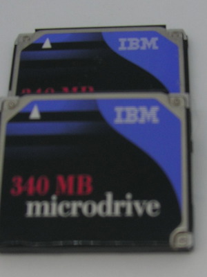 CF Camera Memory IBM Microdrive 340MB καινούργιο