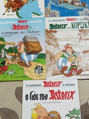 Asterix comics hardcover 5 volumes like new pack