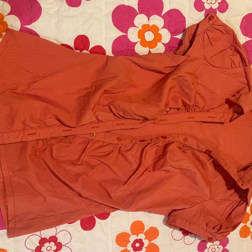 Shirt orange like new, size L