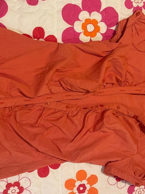 Shirt orange like new, size L