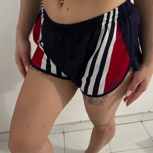 Adidas vintage sprinter shorts like new, size D40 blue red white