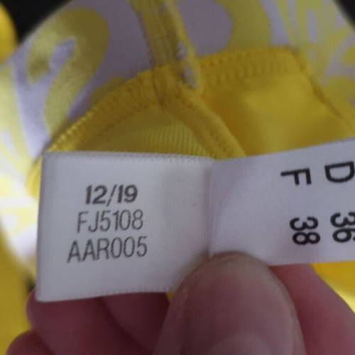 Adidas women's bikini swimsuit new, yellow, size S