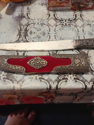 Decorative Yatagan used, Gianniotiko vintage 32 cm