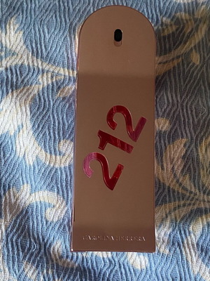 212 VIP Rosé άδειο διακοσμητικό μπουκάλι αρώματος Carolina Herrera μεταχειρισμένο