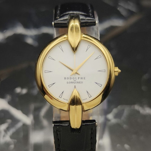 Rodolphe by Longines Swiss Quartz wristwatch, gold tone