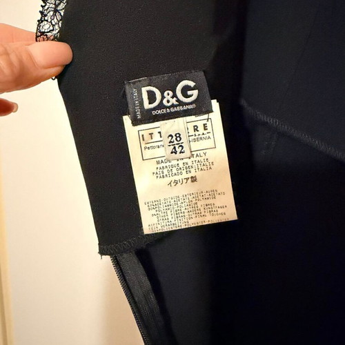 Vintage Black Dress Dolce & Gabbana 42 IT like new