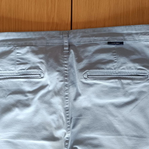 Zara Man Premium Chino Pants turquoise slim fit like new, size L