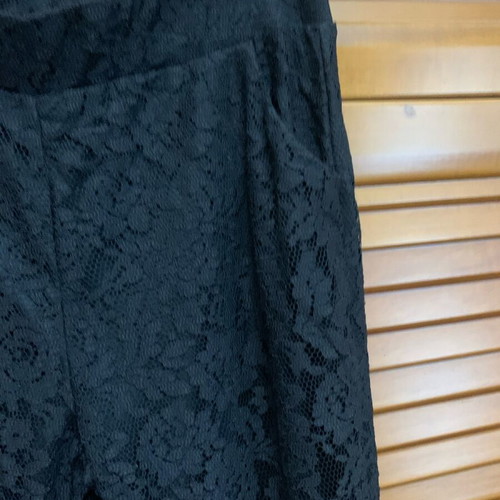Calzedonia lace pants with lining like new, black