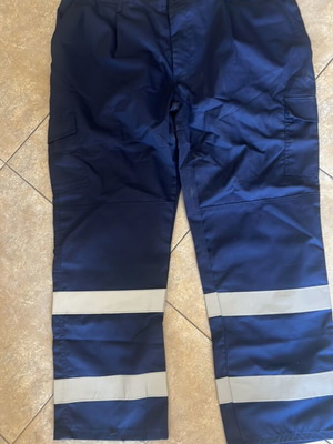 Work pants with reflective strips new, size 54